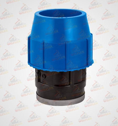 ADAPTADOR HDPE COMPRESIÓN R/HEMBRA PN-10