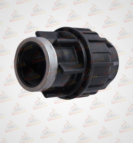 ADAPTADOR HDPE COMPRESIÓN R/HEMBRA PN-16