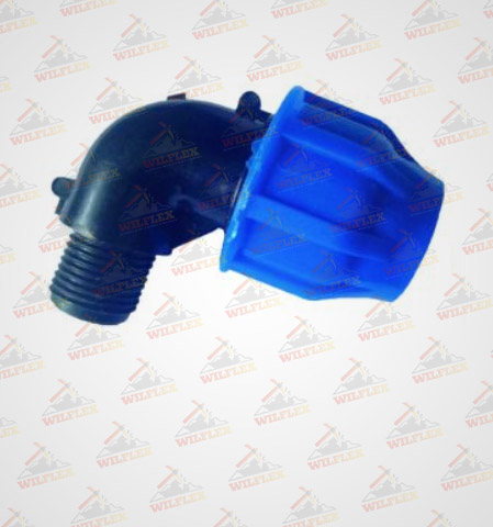 CODO HDPE COMPRESIÓN R/MACHO PN-10